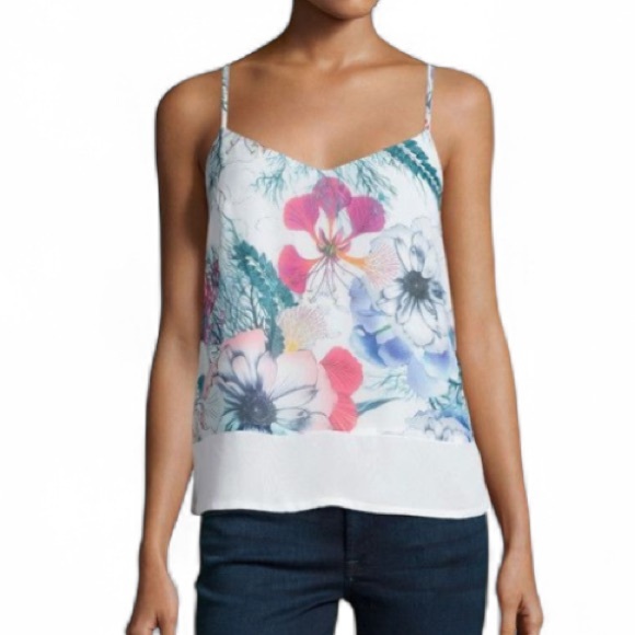 French Connection Floral Cami, SIZE 2 - Picture 1 of 10